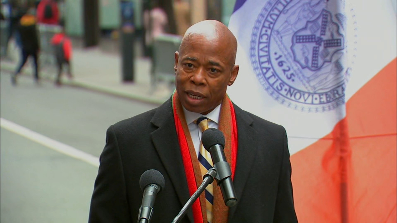 Eric Adams says he will not have an inauguration due to COVID