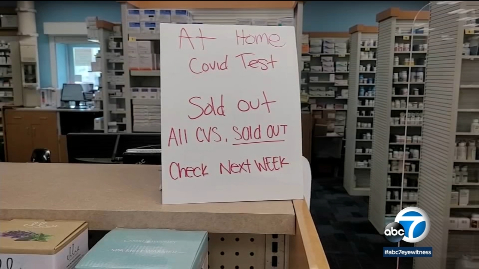 Athome COVID tests at CVS stores low in stock as demand rises ABC7 Los Angeles