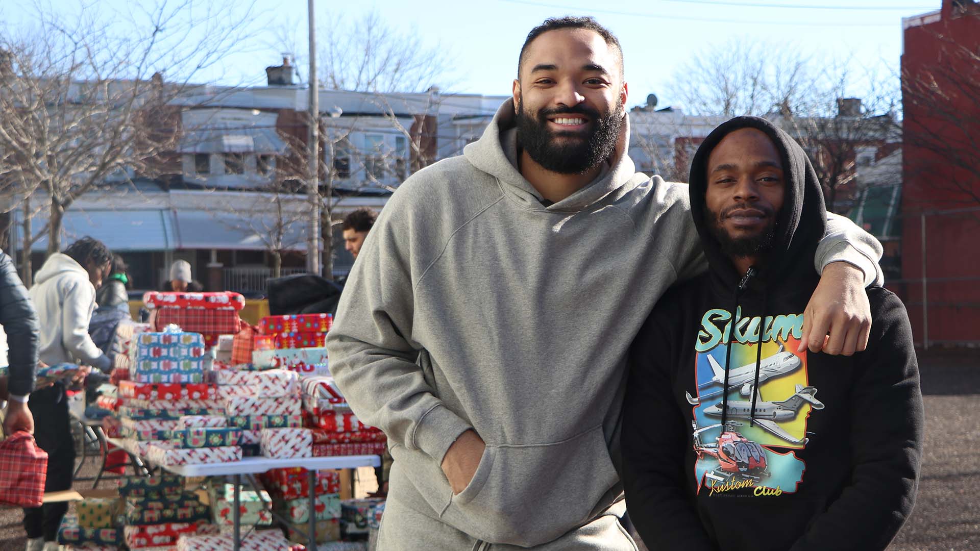 West Philly friends donate toys and coats to neighborhood