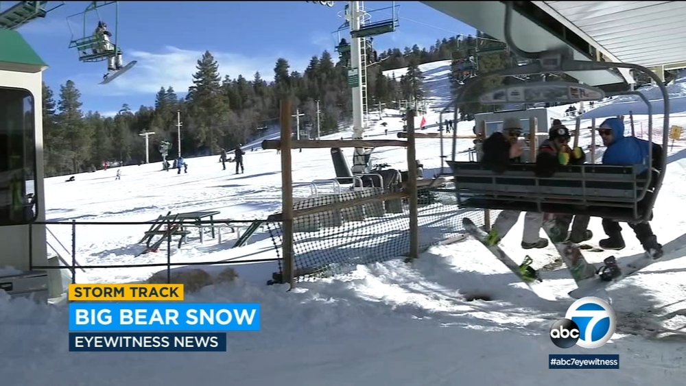 Big Bear set to receive another round of snow after White Christmas