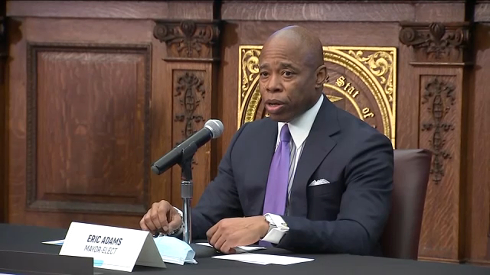 Adams says private-sector vaccine mandate to remain, decision on mandate for NYC schools by spring