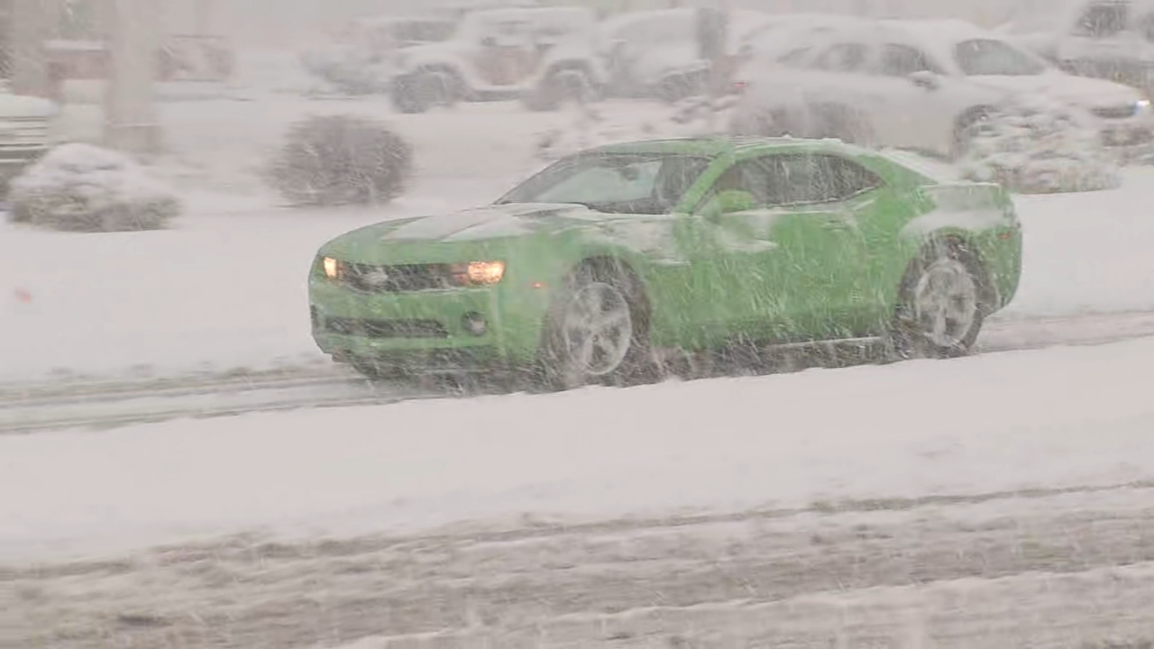 Snow makes for slow, slippery travel on New Jersey roads