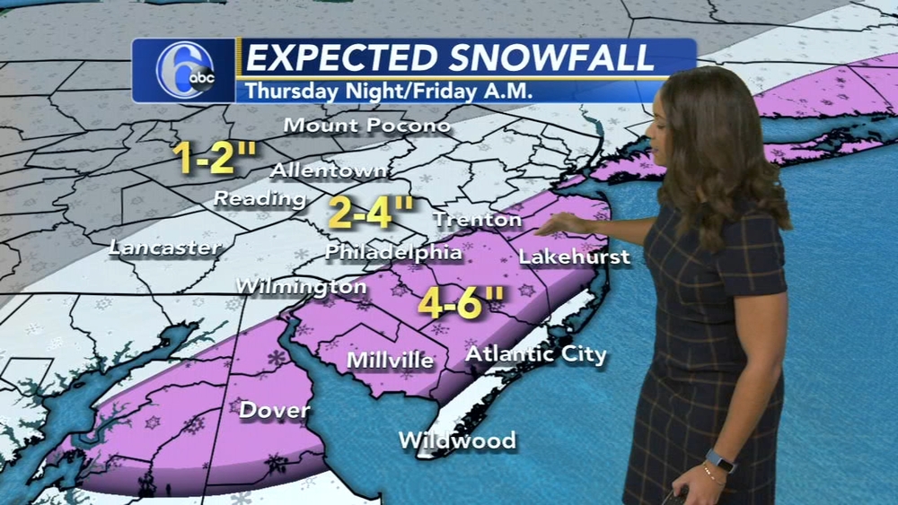 AccuWeather: Accumulating Snow Thursday Night - Friday Morning