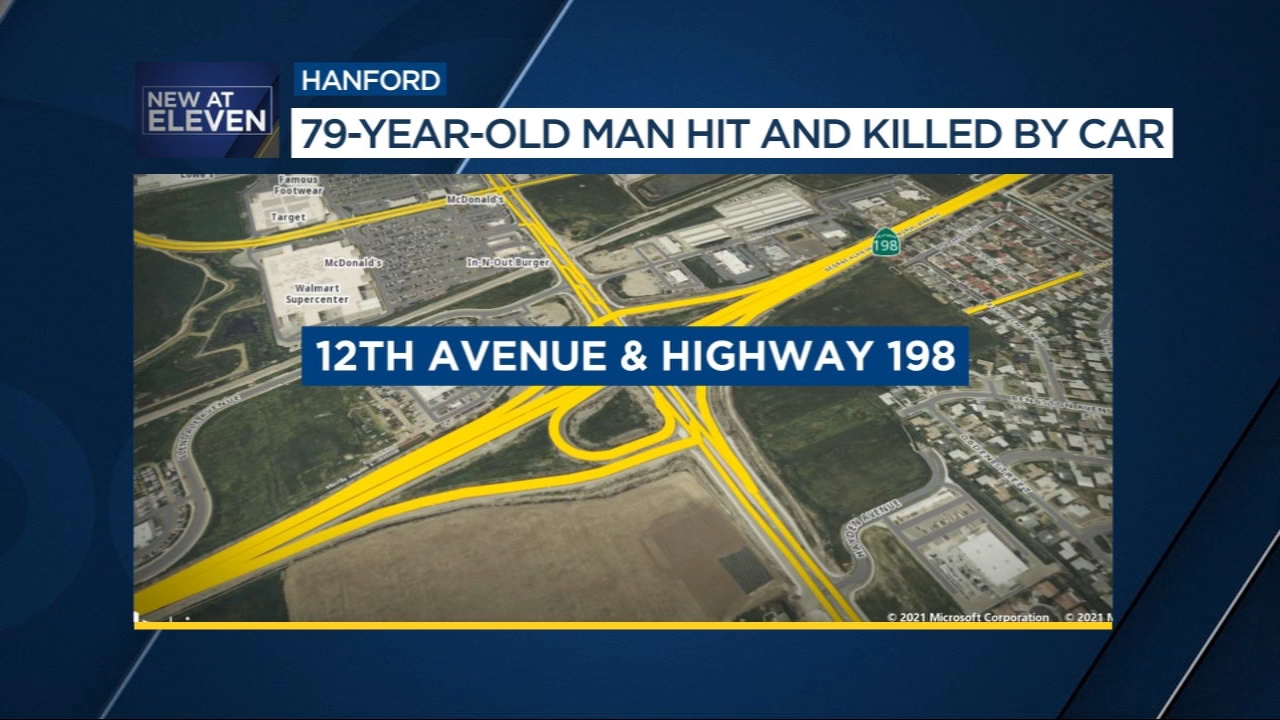 79-year-old man hit, killed by vehicle in Hanford