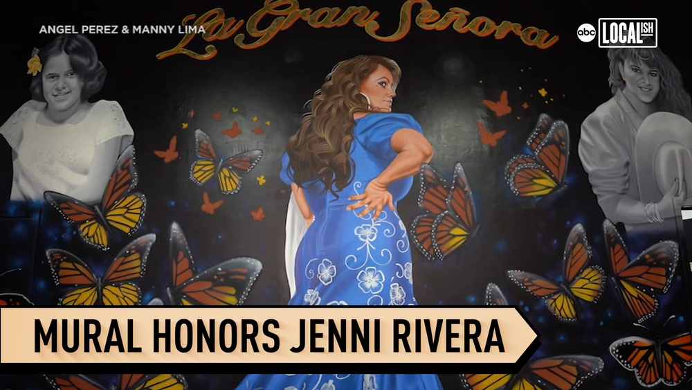 Mural honors music icon Jenni Rivera