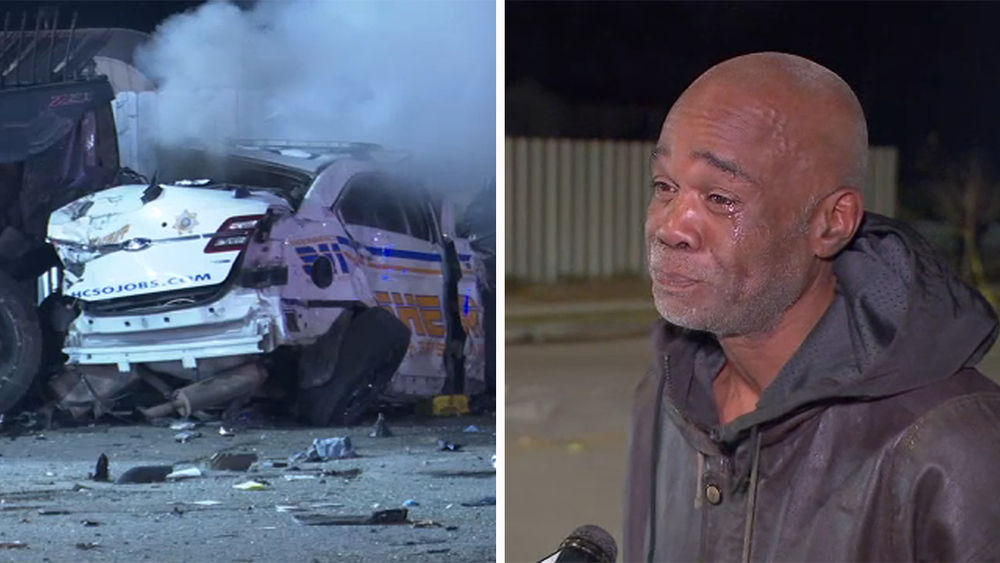Good Samaritan details fiery crash in emotional interview after rescue