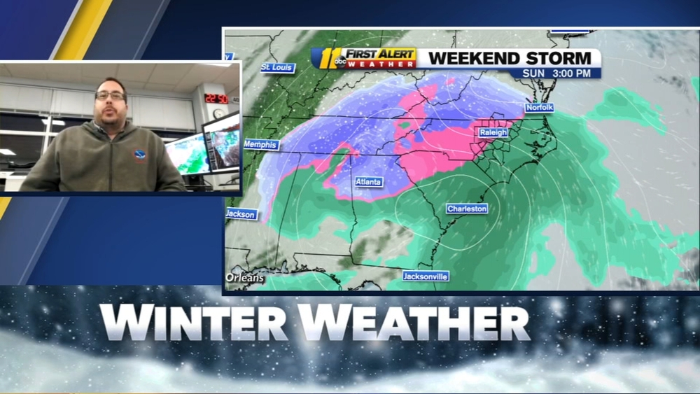 ABC11 and National Weather Service discuss the coming winter storm