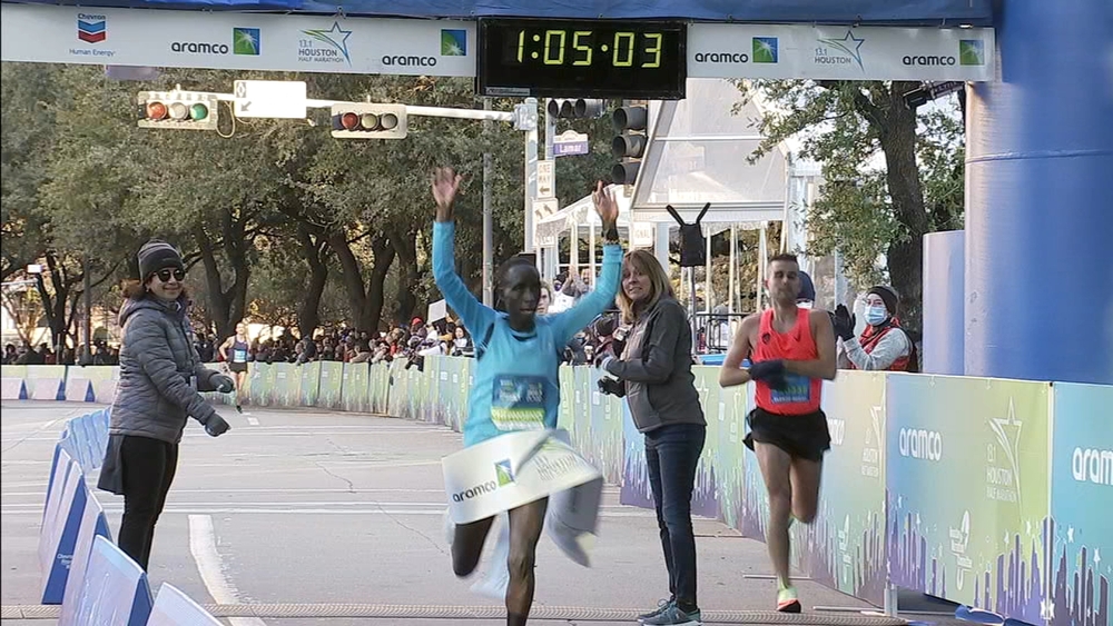 Vicoty Chepngeno wins Aramco Half Marathon for women