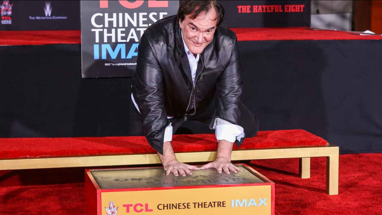 Quentin Tarantino honored with cement square at Hollywood's TCL Chinese