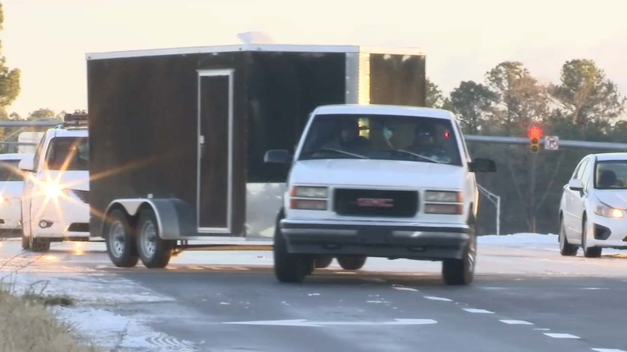 Slick, icy roads cause dangerous conditions for Triangle drivers