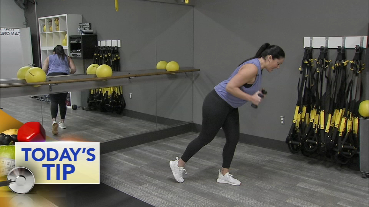 Row into tricep press - Today's Tip