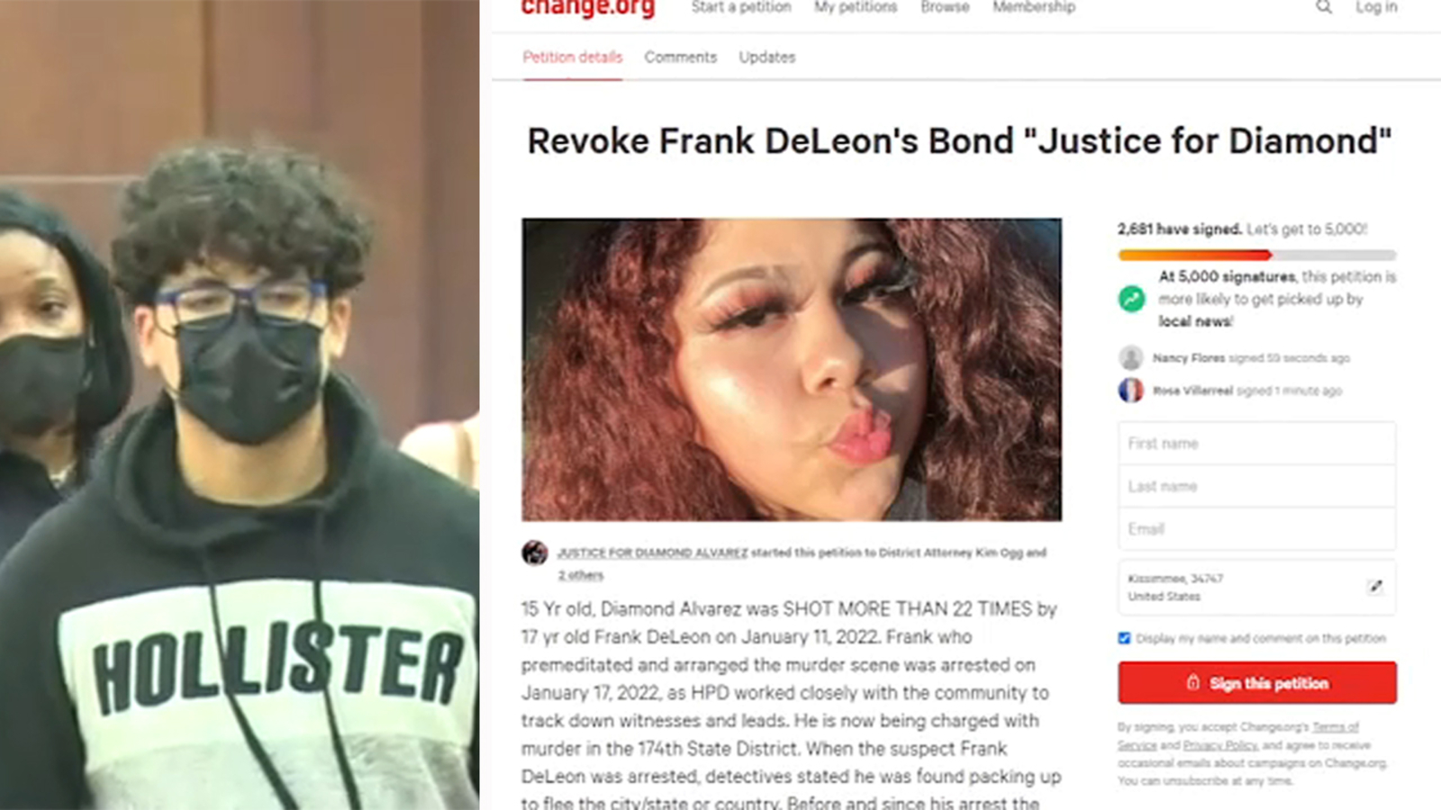 Diamond Alvarez killing Family and community call for 17yearold