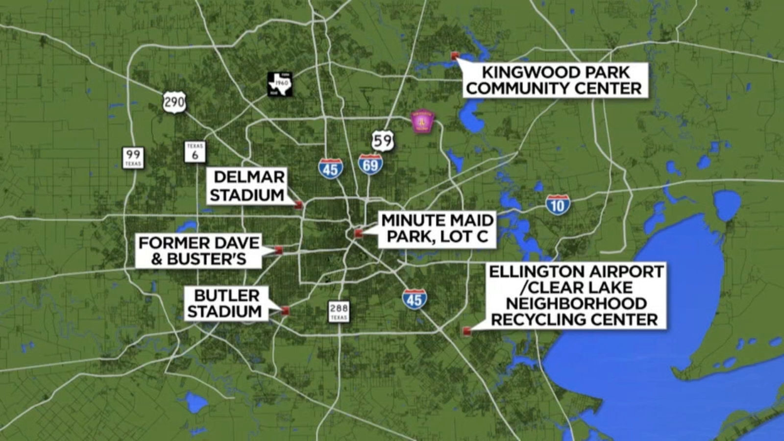 COVID-19: Houston Health Department opens mega testing site at the Ellington Airport/ Clear Lake neighborhood recycling center - ABC13 Houston