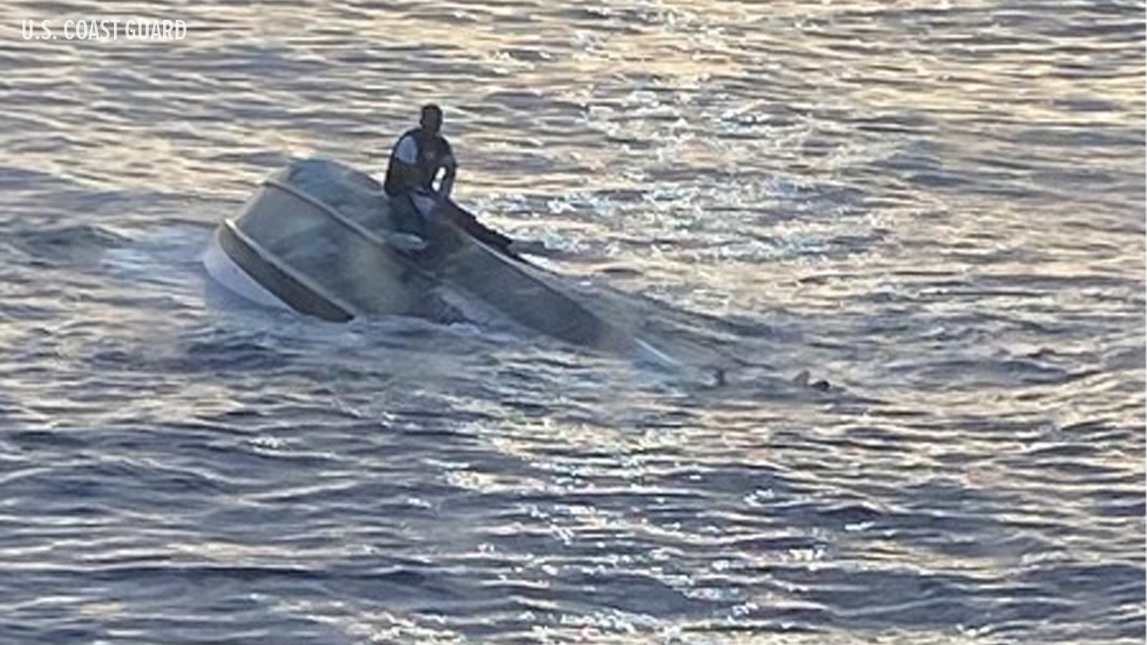 Coast Guard looking for survivors of capsized boat