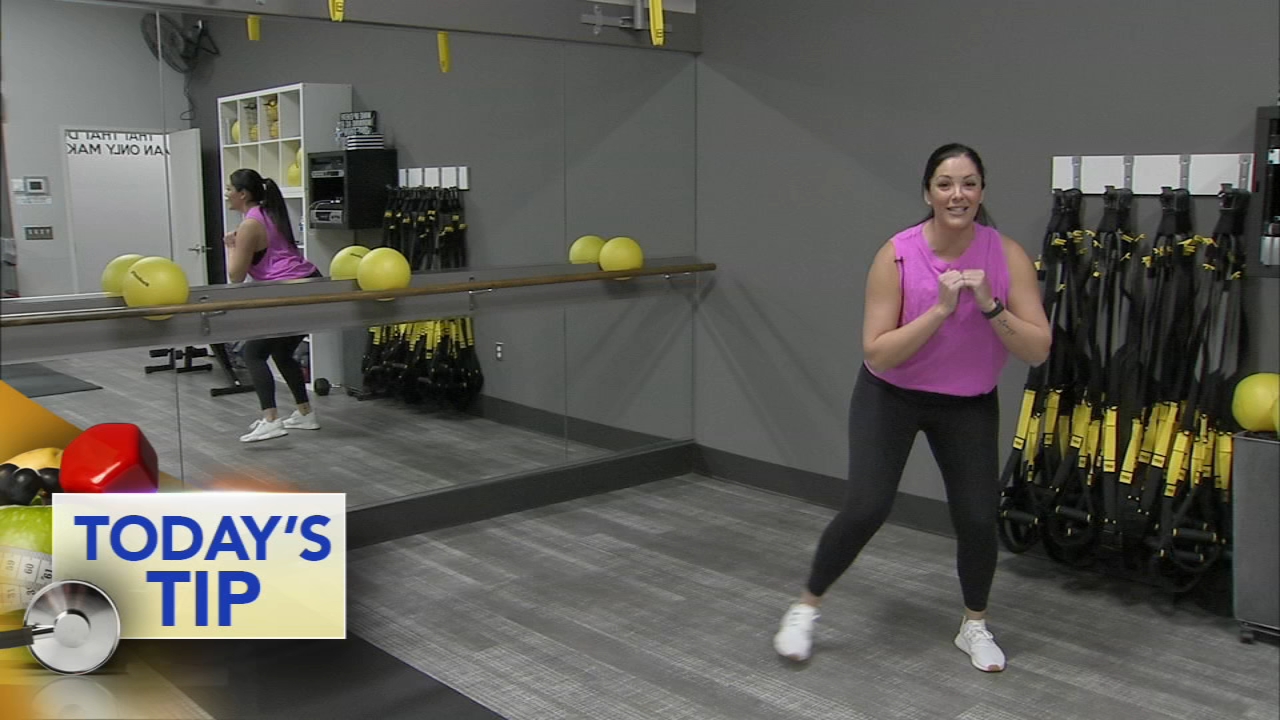 Moving side squat into jump - Today's Tip