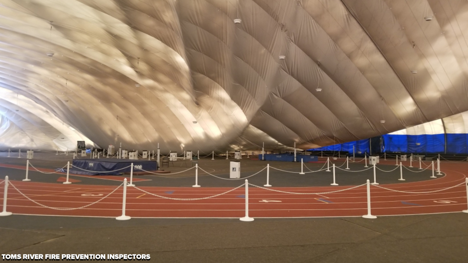 Toms River indoor sports bubble collapses during winter snowstorm