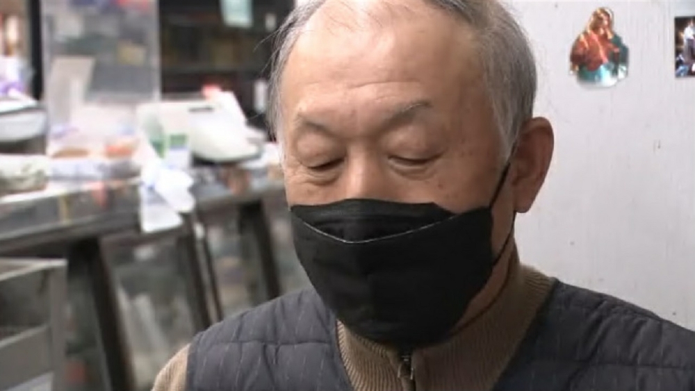 Korean grandfather attacked inside his own store