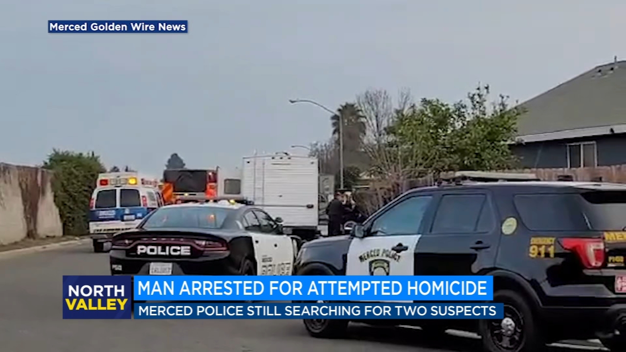 Police searching for 2 wanted for Merced shooting; 1 arrested
