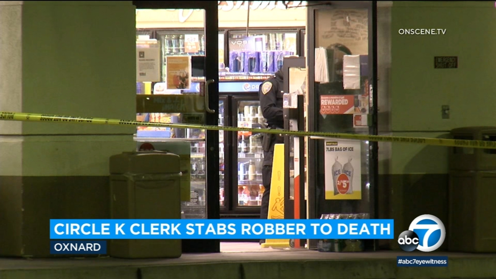 Oxnard Circle K clerk stabs robber to death, police say ABC7 Los Angeles