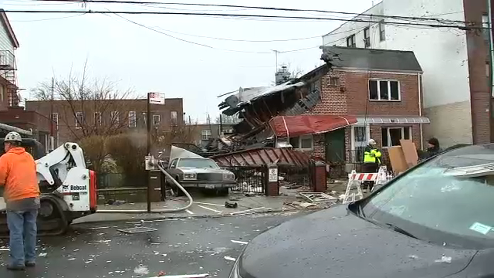 House explodes in Brooklyn after neighbors report smelling gas