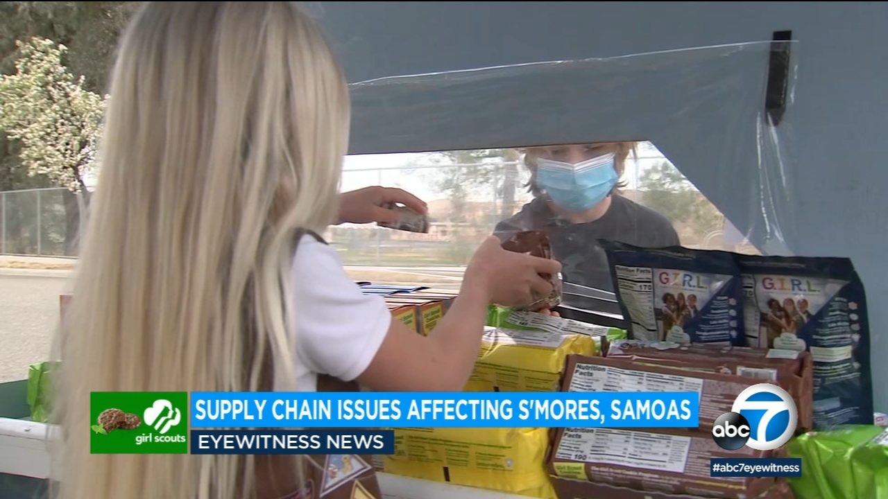 Supply chain issues causing shortage of S'mores and Samoas 