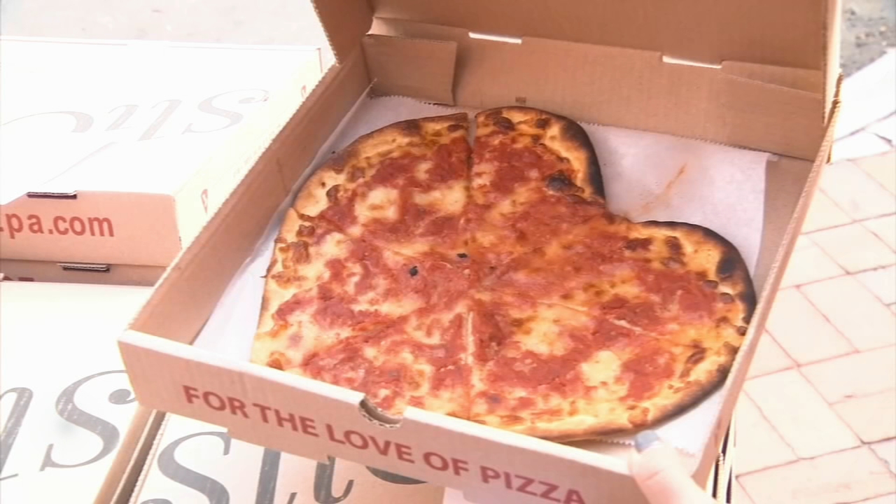 250 heart-shaped pizzas delivered to show nurses appreciation