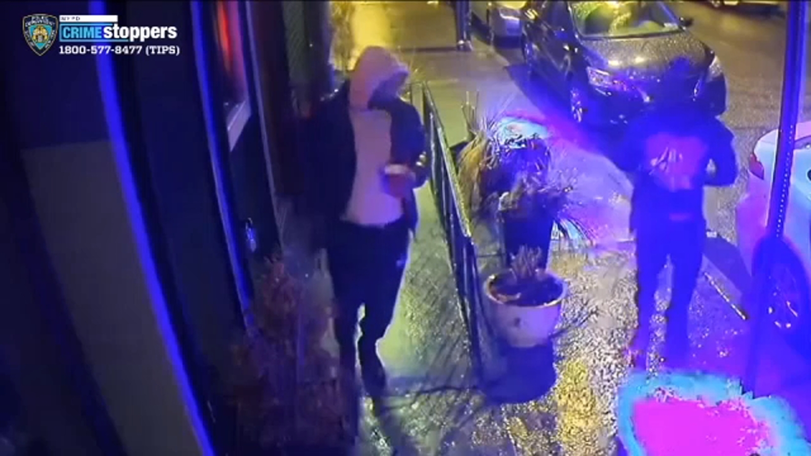 New video shows 2 men wanted in fatal shooting outside St. Albans ...