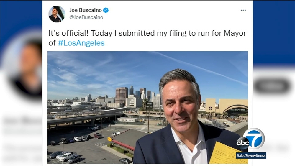 City councilman Joe Buscaino announces run for mayor of Los Angeles