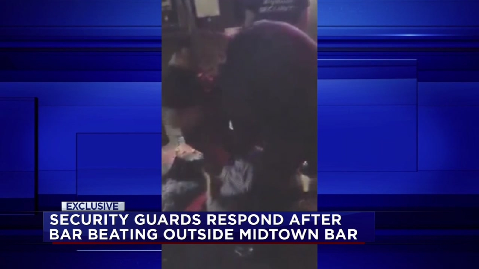 Bouncer seen punching patron at a Midtown bar defends his actions