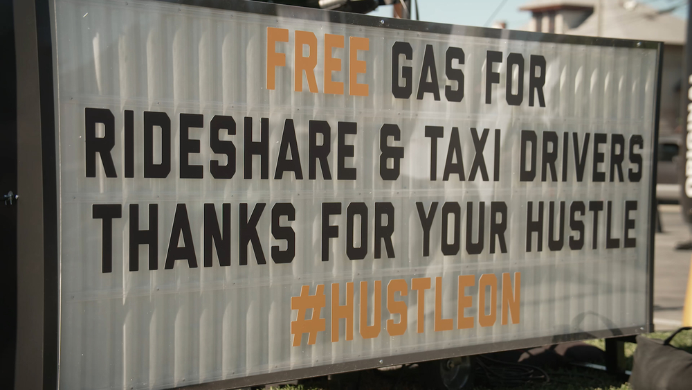 Free gas and energy drinks help keep rideshare drivers on the road