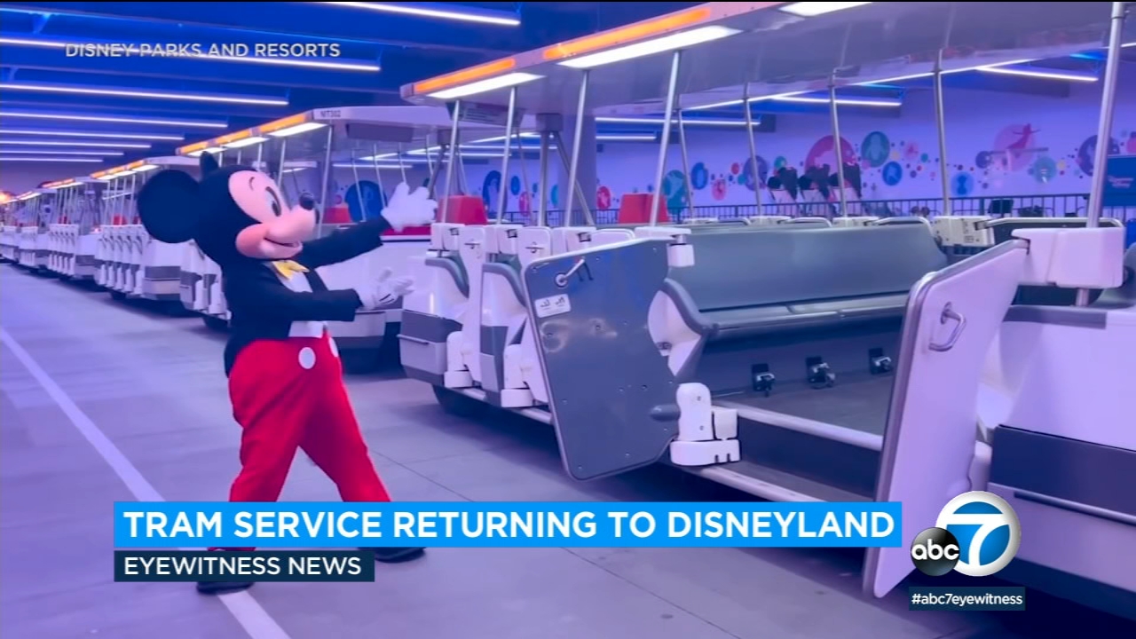 Disneyland tram service returns to parks Feb. 23
