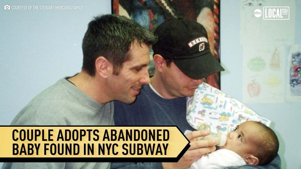 Couple adopts baby found abandoned in subway