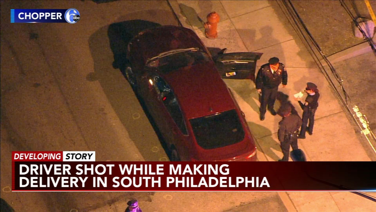 Police: Gopuff driver shot multiple times in South Philly