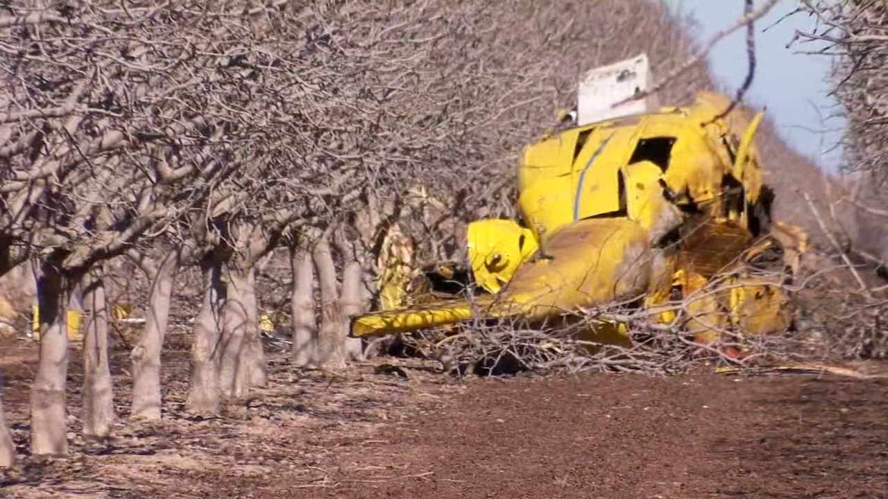 Pilot killed in crop-dusting helicopter crash in Fresno County identified