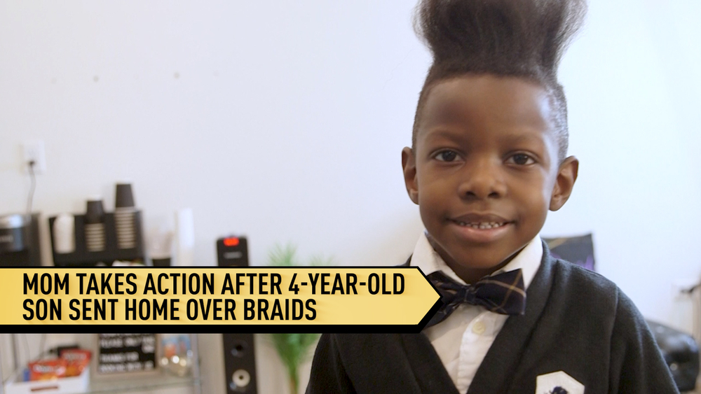 Mom takes action after 4-year-old sent home over braids