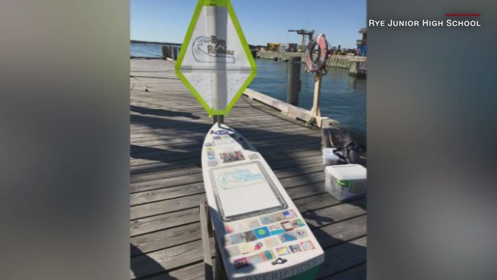 New Hampshire middle schoolers' class project washes ashore in Norway