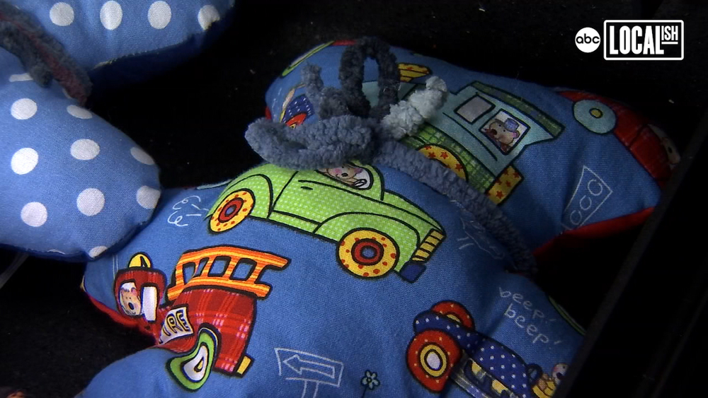 Woman sews thousands of teddy bears for young victims of crime