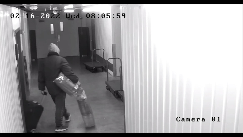 Thief caught on video stealing from dozens of storage units