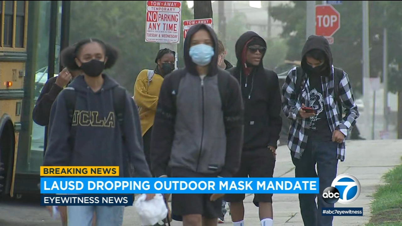 LAUSD to lift outdoor mask mandate for students, staff on Tuesday
