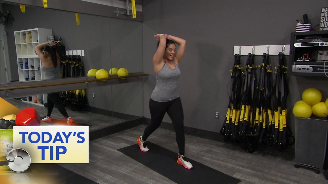 Lunge & press - Today's Tip