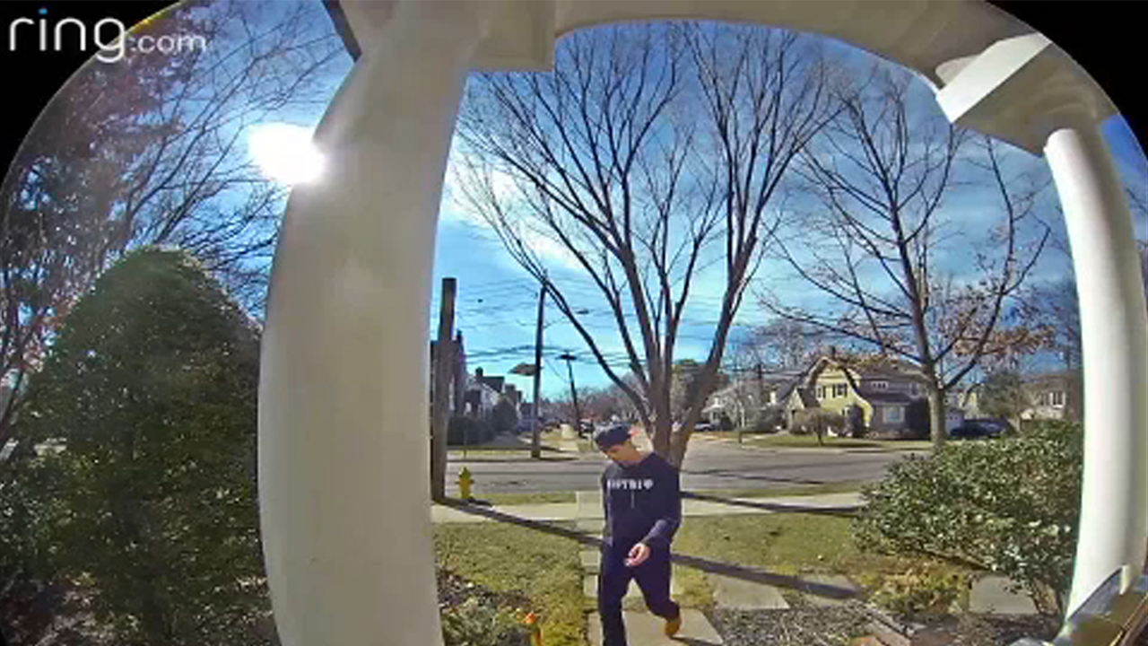 Man spotted stealing Pride flags from 2 homes in New Jersey