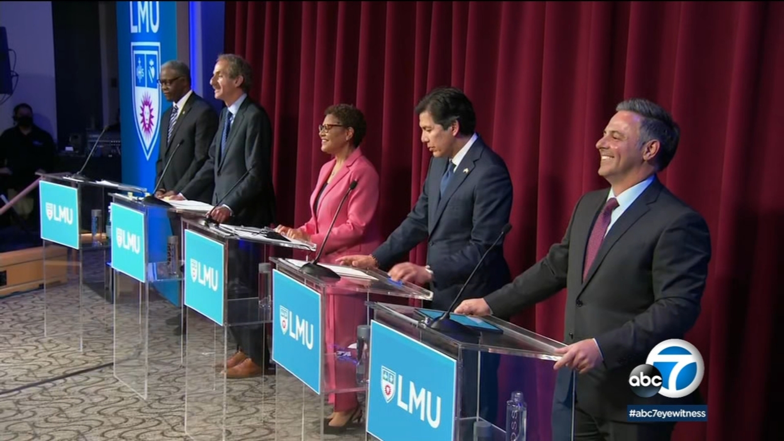 Los Angeles mayor's race: Protesters disrupt first debate between top ...
