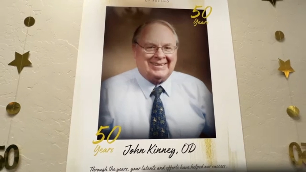 Fresno optometrist celebrates 50 years of treating patients