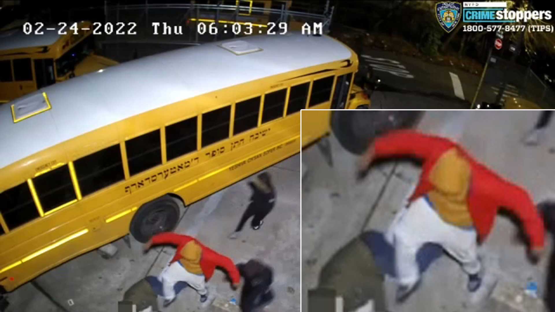 Video shows school bus employees attacked in parking lot