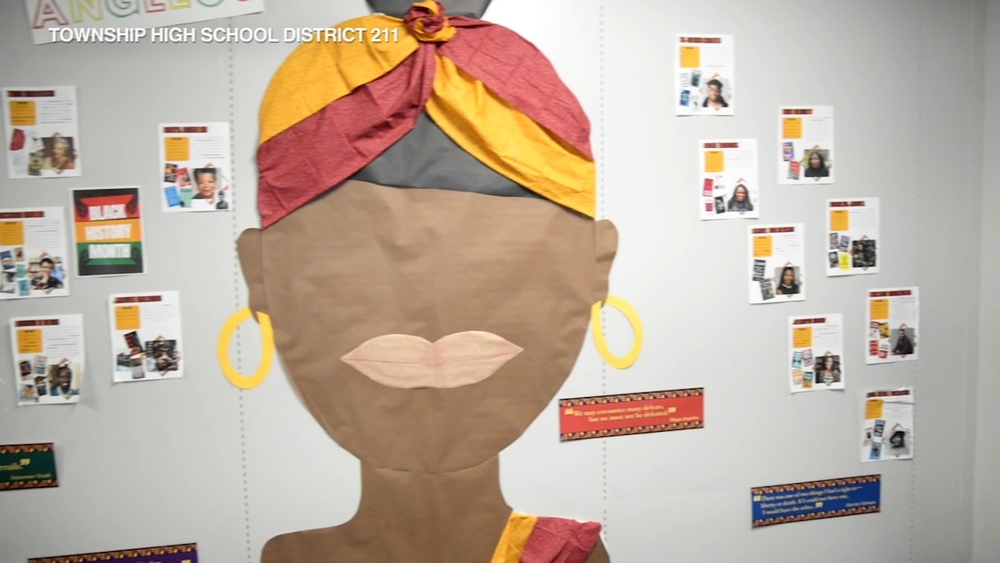 Palatine HS art display honors Black History Month