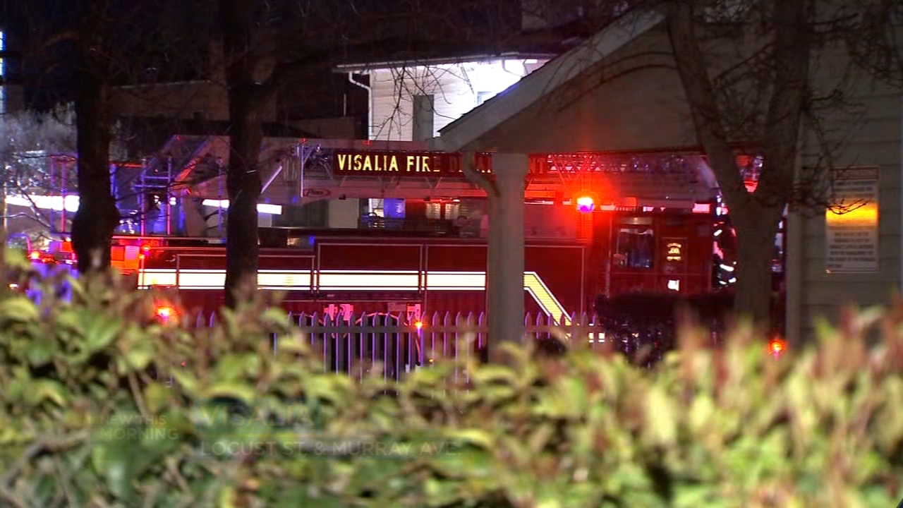 Crews investigating fire at downtown Visalia building