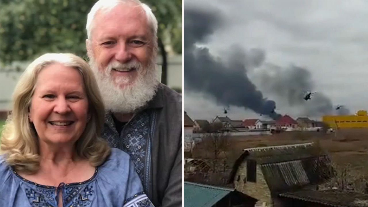 Houston couple in Ukraine hosts dozens of refugees as Russia invades