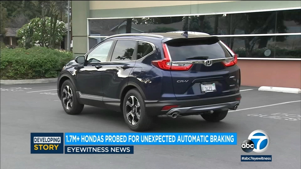 Random braking in Honda Accord and CR-V under investigation