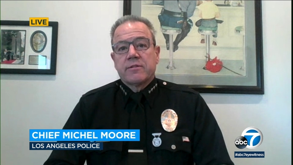 LAPD Chief Michel Moore looks back at 1997 NoHo bank robbery