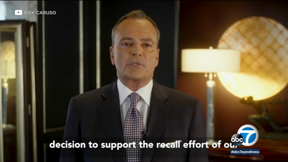 Caruso endorses effort to recall George Gascón